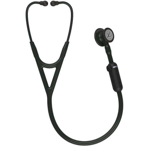 3M Littmann Core Digital Stethoscope in Black with Bluetooth Technology.