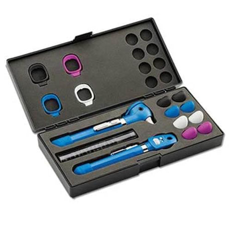 Welch Allyn 92880BLU Pocket Plus LED Diagnostic Set in Blueberry.
