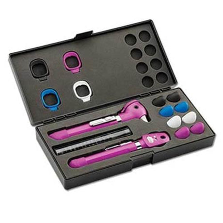 Welch Allyn 92880PUR Pocket Plus LED Diagnostic Set in Purple with Ophthalmoscope and Otoscope.