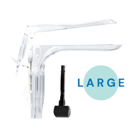 ClearSpec 101-104-NS Large Vaginal Speculum with LED Illuminator, No Sheath.