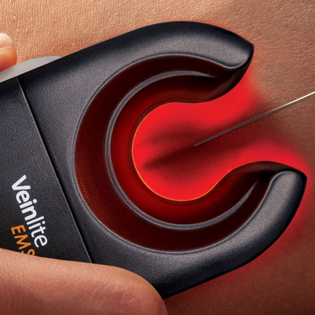 VeinLite EMS PRO 201-VEMSPRO transilluminator for vascular access procedures.
