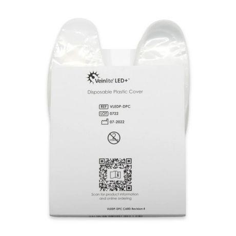 VeinLite LED+ Disposable Protective Covers, 50 per box, SKU 201-VLED+DPC.