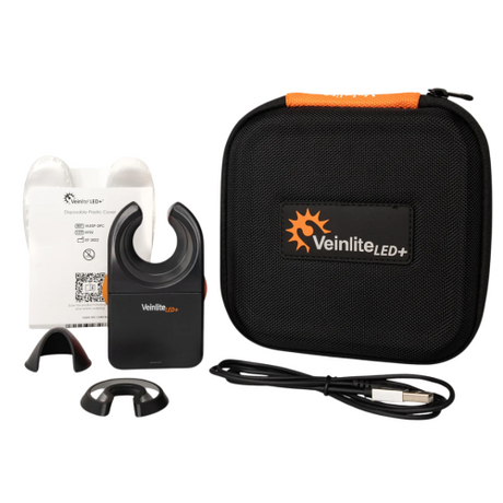 VeinLite LED+ 201-VLED+ Rechargeable Transilluminator with 28 LEDs for Venipuncture.