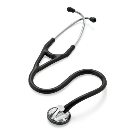 Littmann Master Cardiology Stethoscope in Black with 27-inch Length.