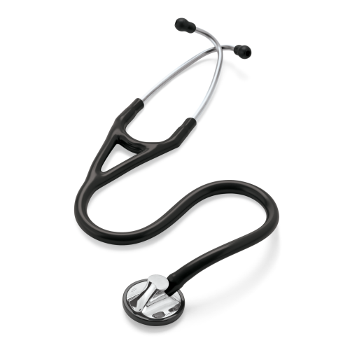 Littmann Master Cardiology Stethoscope in Black with 27-inch Length.
