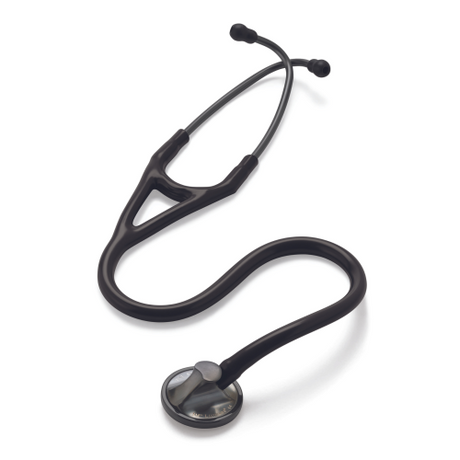 Littmann Master Cardiology Stethoscope in Black with Smoke Chestpiece.