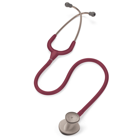 Littmann Lightweight Stethoscope in Burgundy with 28-inch Tubing.