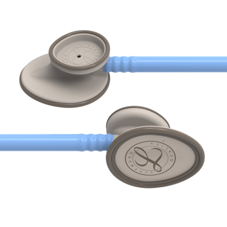 Littmann Lightweight Stethoscope in Ceil Blue with 28-inch Tubing Length.