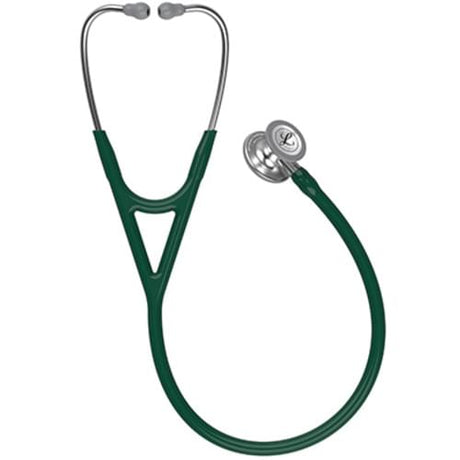 Littmann Cardiology IV Stethoscope in Hunter Green with 27-inch tubing length.