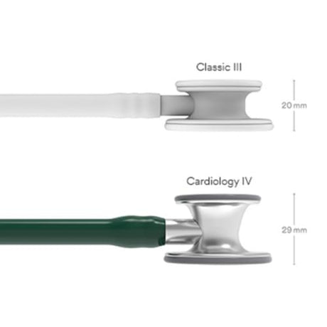 Littmann Cardiology IV Stethoscope in Hunter Green with 27-inch tubing length.