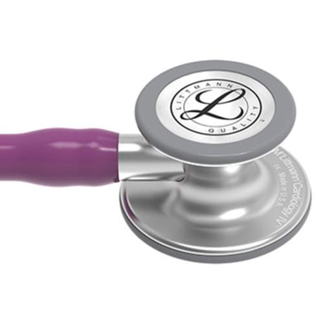 Littmann Cardiology IV Stethoscope in Plum with 27-inch tubing length.