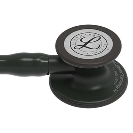 Littmann Cardiology IV Stethoscope in Black with Black Chestpiece.
