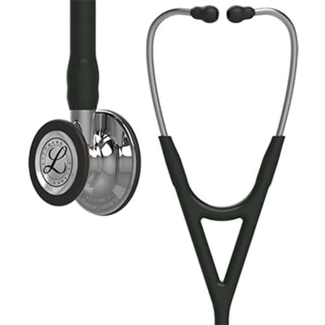 Littmann Cardiology IV Stethoscope in Black with Mirror Finish Chestpiece.