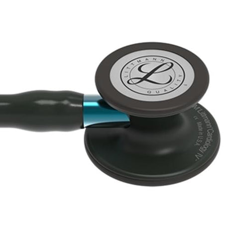 Littmann Cardiology IV Stethoscope with Black Chestpiece and Black Tubing.