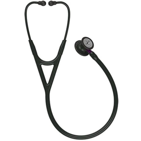 Littmann Cardiology IV Stethoscope with black chestpiece and black tubing.