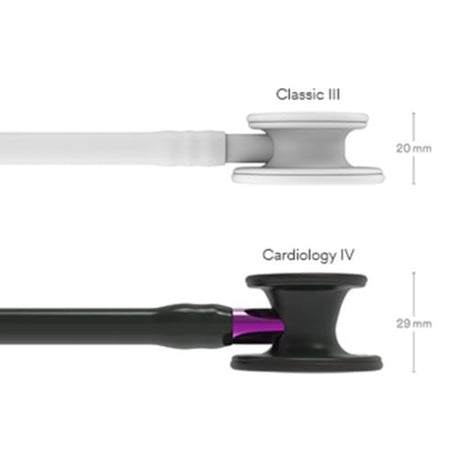 Littmann Cardiology IV Stethoscope with Black Chestpiece and Black Tubing.