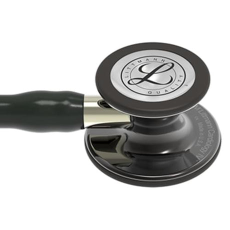 Littmann Cardiology IV HP Stethoscope with Smoke Chestpiece and Black Tubing.