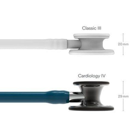 Littmann Cardiology IV Stethoscope in Caribbean Blue with Smoke-Finish Chestpiece.