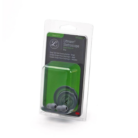 Littmann 350-40017 Classic III & Cardio IV Spare Parts Kit for stethoscope maintenance.