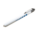ADC Metalite Pen Light with Pupil Gauge in White for Clinical Examinations.