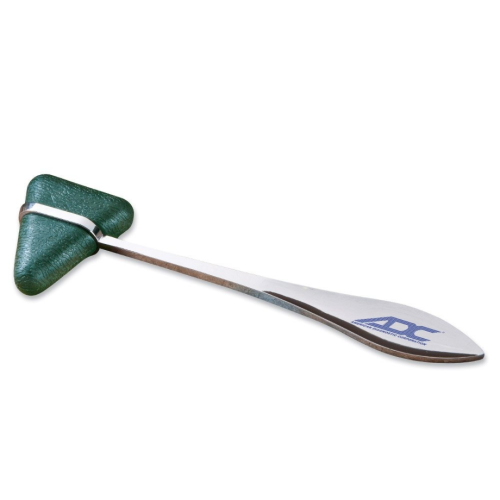 Taylor 475-3693DG Percussion Hammer in Dark Green for Neurological Reflex Testing.