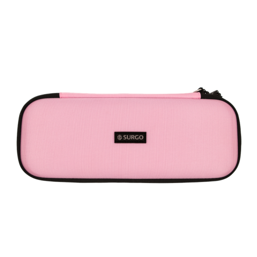 Deluxe Deep Compact Stethoscope Case 350-513PNK in Pink for Stethoscope Storage and Protection.