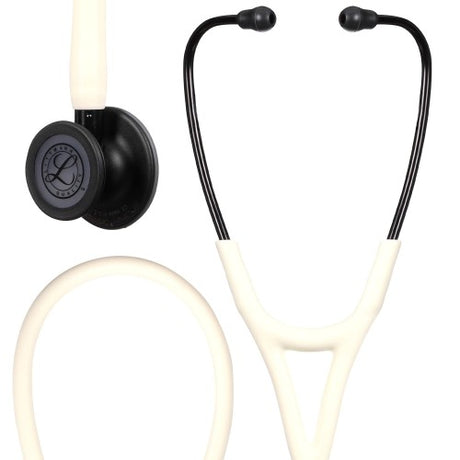 Littmann Cardiology IV Stethoscope with black matte chestpiece and alabaster tubing.