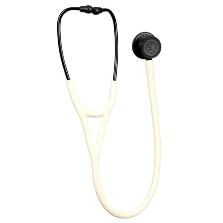 Littmann Cardiology IV Stethoscope with black matte chestpiece and alabaster tubing.