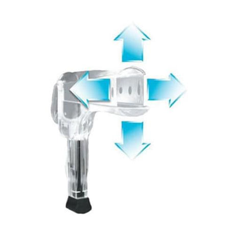 ClearSpec Large Disposable Vaginal Speculum with LED Illuminator and Protective Sheath.