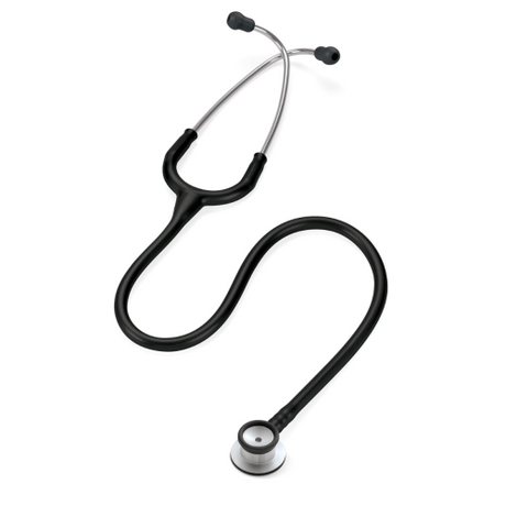 Littmann 2114 Infant Stethoscope in Black with 28-Inch Tubing Length.