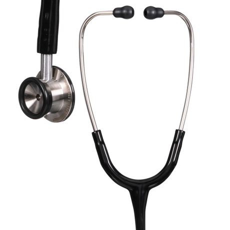 Littmann 2114 Infant Stethoscope in Black with 28-inch Tubing for Pediatric Auscultation.