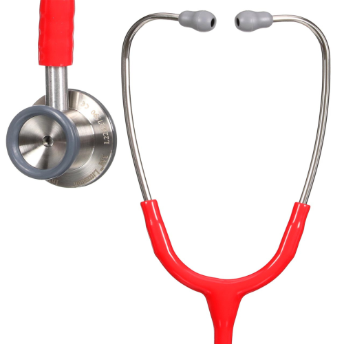 Littmann 2114 Infant Stethoscope in Red with 28-inch tubing length.