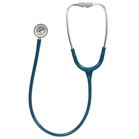Littmann 2119 Pediatric Stethoscope in Caribbean Blue with 28-inch tubing.