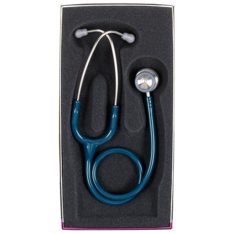 Littmann 2119 Pediatric Stethoscope in Caribbean Blue with 28-inch Tubing.