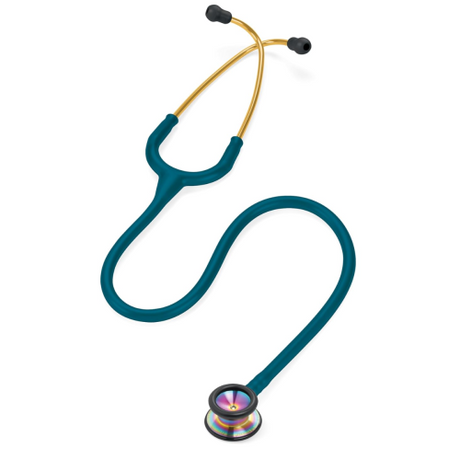 Littmann Classic II Pediatric Stethoscope in Caribbean Blue with Tunable Diaphragm.