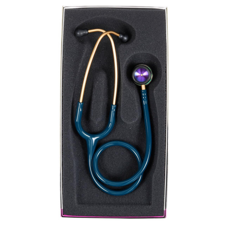 Littmann Classic II Pediatric Stethoscope in Caribbean Blue with Dual-Sided Chestpiece.