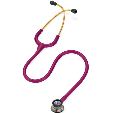3M Littmann Classic II Infant Stethoscope in Raspberry with Pediatric Chestpiece.