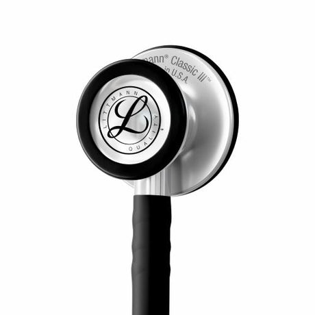 Littmann Classic III Stethoscope with Stainless Steel Chestpiece and Black Tubing.