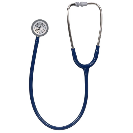 3M Littmann Classic III Stethoscope in Navy Blue with Dual-Sided Chestpiece.
