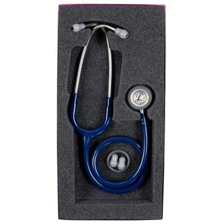Littmann Classic III Stethoscope in Navy Blue with Dual-Sided Chestpiece.
