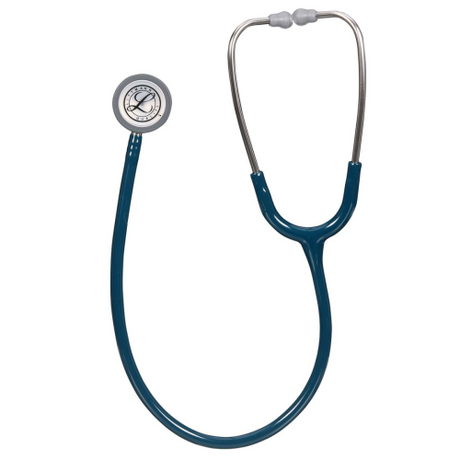 3M Littmann Classic III Stethoscope in Caribbean Blue with Stainless Steel Chestpiece.