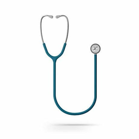 Littmann Classic III Stethoscope in Caribbean Blue with Satin Finish and Stainless Steel Chestpiece.