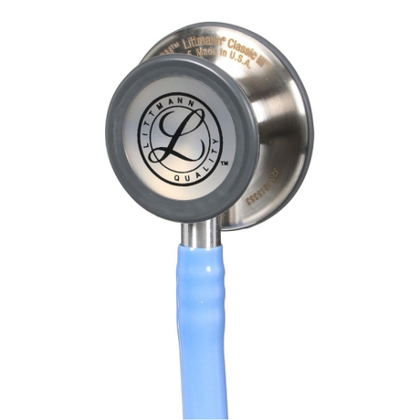 3M Littmann Classic III Stethoscope in Ceil Blue with Stainless Steel Chestpiece.