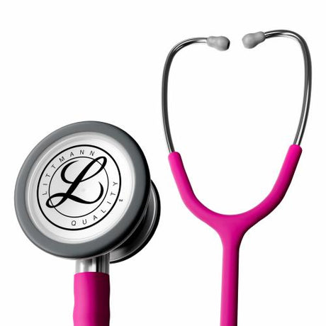 Littmann Classic III Stethoscope with Stainless Steel Chestpiece and Raspberry Tubing.
