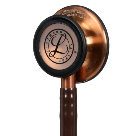 Littmann Classic III Stethoscope in Chocolate with Copper-Colored Chestpiece.