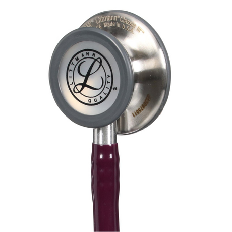 Littmann Classic III Stethoscope in Plum with Stainless Steel Chestpiece.