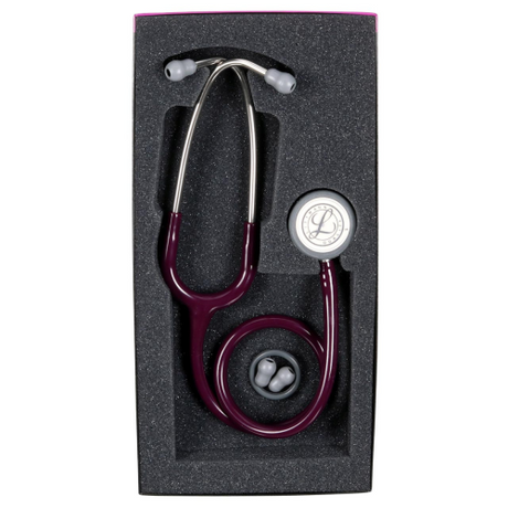 Littmann Classic III Stethoscope in Plum with Dual-Sided Chestpiece.