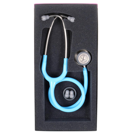 3M Littmann Classic III Stethoscope in Turquoise with Dual-Head Chestpiece.
