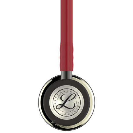 3M Littmann Classic III Stethoscope in Burgundy with Champagne Chestpiece.