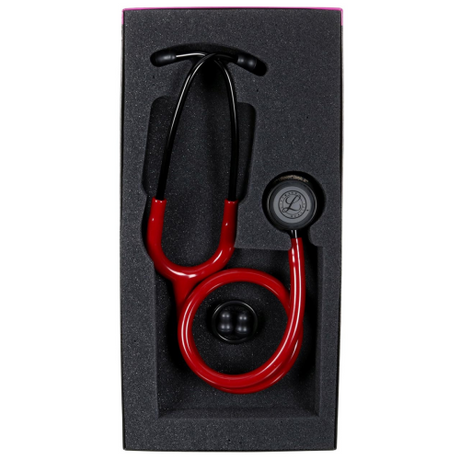 Littmann Classic III Stethoscope in Burgundy with Black Chestpiece, 27 inch length.